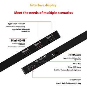 Moniteur portable 14 pouces 144Hz 2K Type-C IPS, écran externe pour ordinateur portable, téléphone, tablette (options 11,6-18,5 pouces 2K-4K disponibles) - Product Image 6