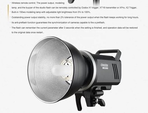DF Wholesale pour MS300 Compact Flash 300 Ws GN58 150ws Flash d'appareil photo exceptionnel, Flash de studio professionnel - Product Image 4