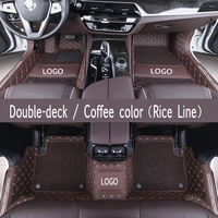 Ensemble complet de tapis de voiture de luxe 5D Diamond Tapis de sol de voiture Tapis de voiture spécial personnalisé pour Ford Fusion