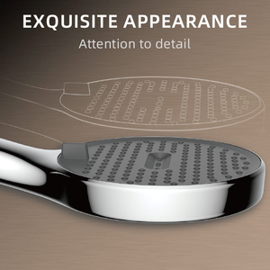 Topway 3-chức năng Matte Đen ABS nhựa thiết kế hiện đại tay hệ thống vòi hoa sen tùy chỉnh dễ dàng cài đặt đa chức năng tắm - Product Image 2