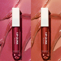 Gloss à lèvres liquide pigmenté de haute qualité, base pour marque privée, gloss nude végétalien, gloss à lèvres épais