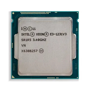 E3-1231V3 For intel xeon processor cpu 3.4GHz 22NM 80W LGA 1150 Server CPU 1220V3 1225V3 1226V3 1230V3 1240V3 1241V3 1245V3