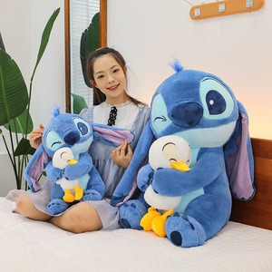 New ôm Vịt khâu Đồ chơi sang trọng búp bê Kawaii bông vải giường ngủ búp bê hoàn hảo món quà sinh nhật PP bông Thú nhồi bông đồ chơi - Product Image 5