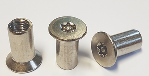 Acero inoxidable personalizado M5 M6 M8 6mm 8mm 10mm <span class=keywords><strong>15mm</strong></span> 20mm Tuerca de manga larga Pin Torx Tuerca de barril - Product Image 2