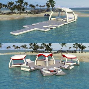 Venta caliente de <span class=keywords><strong>alta</strong></span> <span class=keywords><strong>calidad</strong></span> plataforma <span class=keywords><strong>flotante</strong></span> mar plataforma <span class=keywords><strong>flotante</strong></span> todo redondo inflable <span class=keywords><strong>flotante</strong></span> piscina bar para patio trasero - Product Image 3