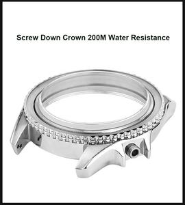 Boîtier de montre en acier inoxydable 316L, cristal saphir, lunette en céramique, 39mm 43mm, design MIYOTA 8215 9015 NH35 NH36, boîtier de montre de plongée - Product Image 5