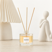 Bouteille en verre vide pour diffuseur de parfum d'ambiance 70ml 80ml, personnalisable avec logo et emballage – Meilleures ventes