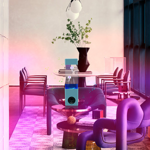 J & R Phong Cách Hiện Đại Quảng Trường Mới Sứa <span class=keywords><strong>Bluetooth</strong></span> Loa Không Dây Đèn Loa <span class=keywords><strong>Bluetooth</strong></span> Với 3D Stereo Surround Âm Thanh Loa - Product Image 6