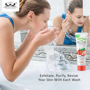 Crème exfoliante pour le corps et le visage à la vitamine E naturelle blanchissante à la pomme en marque privée en gros - Product Image 3