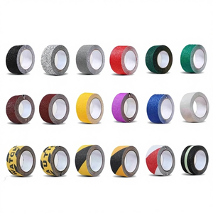 เทปกันลื่นสีดำคาร์บอรันดัมกันน้ำ กาวเหนียวแน่น ปลอดภัย ใช้ได้กับพื้น บันได ฟิล์มกันลื่นหลากสี สำหรับรถยนต์ รับสั่งทำตามแบบ - Product Image 1