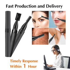 Rasoio elettrico per sopracciglia indolore rasoio per capelli da uomo con lama risciacquabile per barba e <span class=keywords><strong>collo</strong></span> - Product Image 3