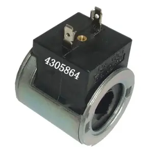 Motor NT855 QSM11 hidrolik pompa sarma 4305864 4305872 6306024 Solenoid vana bobin 2 Spade 12VDC 24VDC R305 ekskavatör için