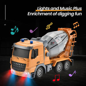 2.4G 7CH R/C Sanitation Dump <b>Truck</b> <b>Garbage</b> Transport <b>Truck</b> Concrete Mixer <b>Truck</b> Remote Control Engineering Vehicle <b>Toy</b> for Kids - Product Image 5
