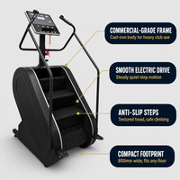 Stair Machine NO.12 Appareil de fitness commercial pour salle de sport, Simulateur d'escalade électrique, Entraînement cardio, Step Mill, Grimpeur d'escalier