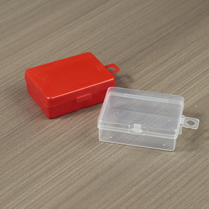 Transparent Plastic <b>Storage</b> <b>Box</b> 6.8x5.1x2.4cm With Lid For Fishing Gear Tools Accessories Desktop Organizing - Product Image 2