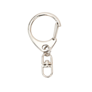 Tự làm 55mm 60mm D <span class=keywords><strong>Snap</strong></span> hook Keychain vòng số lượng lớn với mở nhảy vòng nối vít pin cho Keyring và may làm phụ kiện - Product Image 2