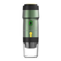 Pembuat Espresso Portabel dengan Baterai 7500mAh Pembuat Kopi Mobil untuk Perjalanan Pembuat Espresso Kecil dengan Pemanas Otomatis Dapat Diisi Ulang via USB