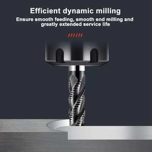 HRC45 AlTiN Coated Tungsten Long Flute 4-Flute CNC Solid Roughing Rough Square <strong>End</strong> <strong>Mill</strong> OEM 50-100mm Length - Product Image 6