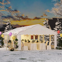 Tentes de réception extensibles blanches pour événements en plein air, capacité 100 personnes, 1000 places, 50 personnes, 200 places, Carpas Para Eventos avec décoration
