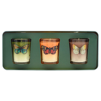 Benutzer definierte Etiketten Verpackung natürlich duftenden Soja wachs Holzglas Mini Kerze Luxus Glas Glas Kerze Aroma Hochzeit Geschenkset