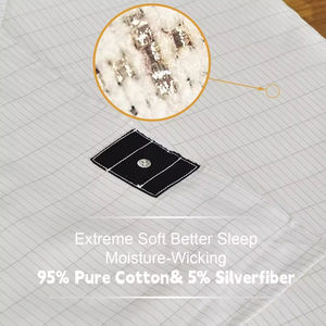 <span class=keywords><strong>Promotion</strong></span> Linge de lit de mise à la terre 95% coton avec draps <span class=keywords><strong>housse</strong></span> en argent 5% - Product Image 2