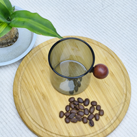 Lot de tasses en verre borosilicate transparent pour café, eau, desserts et boissons – Vente en gros directe usine