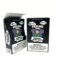 Boîte à cigarettes rigide magnétique de luxe avec logo personnalisé, emballage premium pour tabac et cigares, boîte en papier vide avec étui extérieur, finition UV, nouveauté