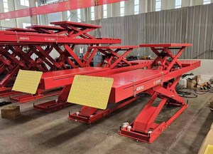 Elevador de tijera hidráulico de alta calidad para vehículos, rampa elevadora de coches de 1.2M de altura y 4T de capacidad, elevador de coches impermeable para uso en exteriores. - Product Image 5