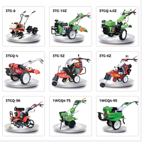 Minicultivadora de Gasolina de 4.92HP al por Mayor con Conjunto de Cuchillas Rotatorias para Pequeñas Granjas y Cultivo de Jardines