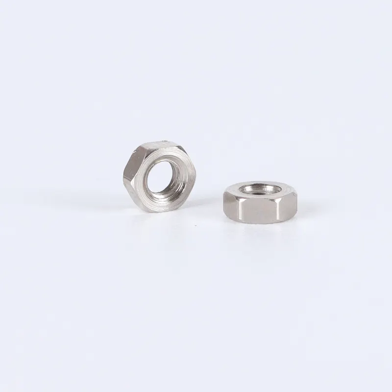 Factory produced M4 M5 M6 M8 M10 stainless steel metric hex hexagonal nut