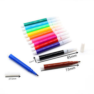 Factory Custom Cheap Mini Bulk Kids Graffiti Washable Watercolor Painting Pen Set Color Art Stationery <b>Drawing</b> <b>Small</b> Marker Pen - Product Image 1