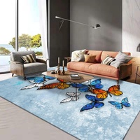 Flower Abstract Style Wohnzimmer Sofa Boden matte Kunst Seiden teppiche Teppiche