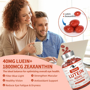 Capsules molles de haute qualité à marque privée, riches en lutéine, zéaxanthine, vitamine C et vitamine E, antioxydants, stimulant l'immunité et protégeant la vue. - Product Image 6