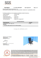 Professionnelle Chaise de bureau ergonomique avec hauteur réglable Chaise de travail certifiée BIFMA pour bureau chambre d'hôtel de Chine