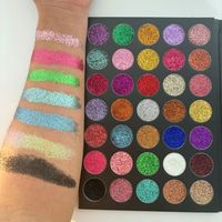 Harga Rendah grosir 35-warna palet Eyeshadow Glitter premium kosmetik Eye Shadow Makeup dengan Outlet pabrik
