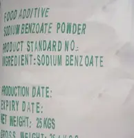 Stabilisator Food Grade Pengawet Bubuk BP98 Prill Sodium Benzoate