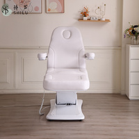 Table de massage électrique pliable et réglable en hauteur ShiLu, en cuir PU, pour salon de beauté moderne, hôtel, barbier, chiropratique, spa, soins du visage