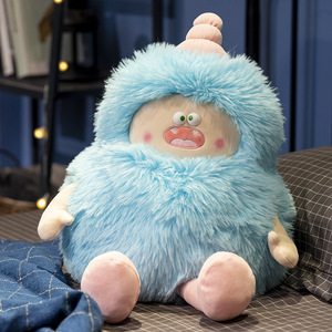 Pequeños monstruos coloridos personalizados, juguetes <span class=keywords><strong>de</strong></span> peluche <span class=keywords><strong>de</strong></span> animales suaves, rellenos <span class=keywords><strong>de</strong></span> algodón PP, regalos para niños, muñecas emocionales - Product Image 4