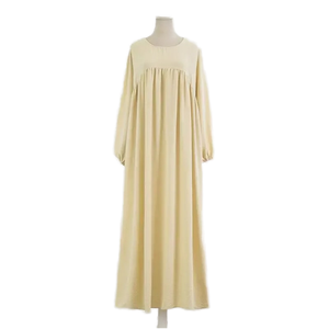 Abayas modestes personnalisées pour femmes musulmanes Ramadan robe Khimar Hijab ourlet évasé Viscose respirant Anti-rides séchage rapide - Product Image 1