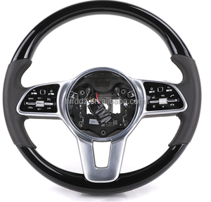 Accessoires intérieurs de <span class=keywords><strong>voiture</strong></span>, <span class=keywords><strong>volant</strong></span> en fibre de carbone pour <span class=keywords><strong>Mercedes</strong></span>-Benz Classe CLA C117/X156/C218/W213/X253 C253/W166/W222 - Product Image 3