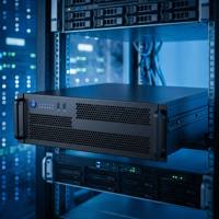 Châssis de serveur GPU pour calcul IA 4U 5U, boîtier rackable avec aérations de refroidissement à haut débit d'air, en tôle de précision industrielle, personnalisable OEM