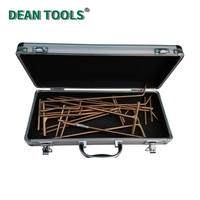 Kit d'outils d'extraction de garnitures non-étincelantes avec boîte à outils