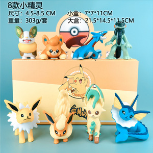 GoCard Distribuzione Istantanea di Scatole Sorpresa in Plastica con Figurine Pokémon, Pikachu Modificato, Jenny Turtle, Bulbasaur e Figurine per Torte - Product Image 3