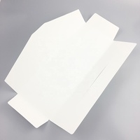 Enveloppes d'expédition blanches en papier pour cravates, avec logo personnalisé imprimé, pour emballage de cravates en soie