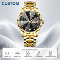 50 montres à quartz pour hommes Binbond 2521 B2521 avec logo personnalisé OEM, étanches, de luxe, pour hommes, style féminin, Reloj