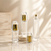 Flacon pulvérisateur de parfum en verre à emballage unique, faible MOQ, 30 ml, 50 ml, avec boîte et sac, impression sérigraphique et gravure