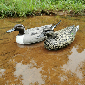 Set de Señuelos de Pato Mallard Pintail de 35cm, Realistas, Flotantes, con Quillas, de Plástico EVA y PE, Resistentes a la Intemperie, Cebo de Caza para Estanques y Zonas Húmedas - Product Image 2