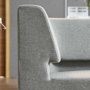 Ensemble de canapés de salle d'attente en cuir de haute qualité pour salon de beauté et clinique dentaire - Mobilier commercial de luxe modulaire et écologique - Product Image 3