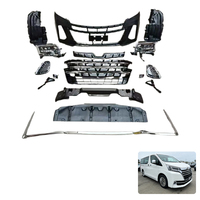 Pour Toyota Hiace Granvia 2015- : Pare-chocs avant ABS style Alphard amélioré, installation non destructive, accessoires de luxe pour une mise à niveau supérieure