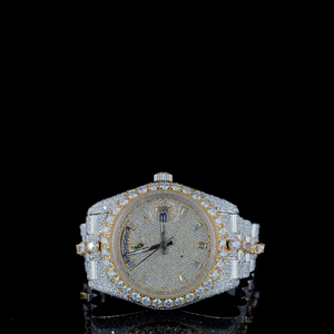 Reloj de Diamantes Moissanite Elegante, de Buena Calidad, Estilo Hip Hop Urbano, Disponible para Compras al por Mayor desde India - Product Image 1